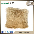 Dyed Decorative Mongolian Fur Cushion